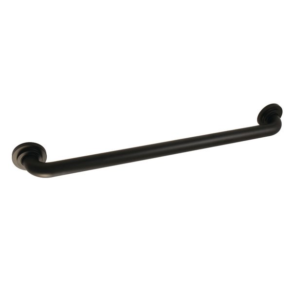 Kingston Brass 38.81 L, Contemporary, Brass, DR414360 Manhattan 36" X 1-1/4" OD Grab Bar, Matte Black, Matte Black DR414360